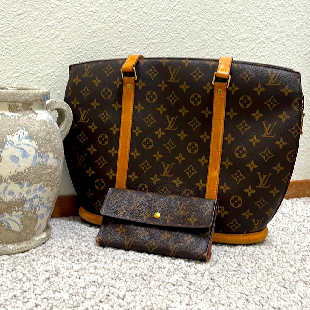 Louis Vuitton bag and wallet combo